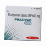 Празиквантел Бильтрицид (Prazivac \ Zerquan, аналог Дистоцид, Цистицид) табл. 600мг №8